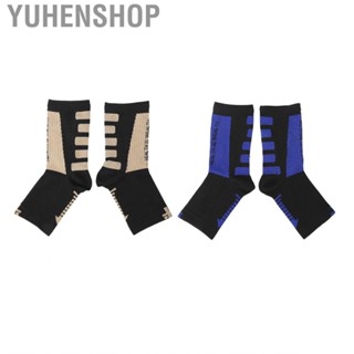 Yuhenshop Athletic Compression Socks  Elastic Sports Braided Texture Appropriate Tightness for  Nurse