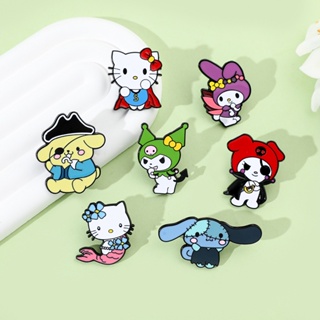 Kawaii Sanrio Kuromi เข็มกลัด รูป Mymelody น่ารัก เครื่องประดับ สําหรับเพื่อน