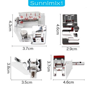 [Sunnimix1] ชุดตีนผีจักรเย็บผ้า อเนกประสงค์ แบบเปลี่ยน 16 ชิ้น