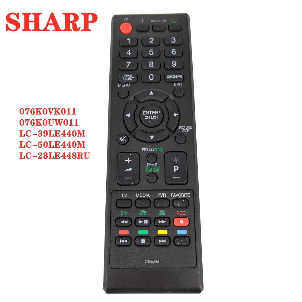 รีโมตคอนโทรล สําหรับ sharp 076k0vk011 076k0uw011 lc-39le440m lc-50le440m lc-23le448ru LCD HDTV TV