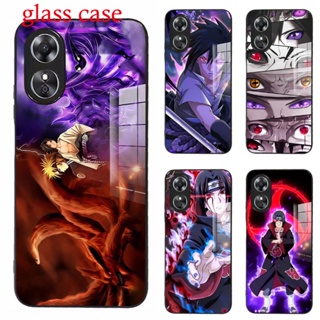 เคสโทรศัพท์มือถือ ลายการ์ตูนนารูโตะ Uchiha Sasuke สําหรับ OPPO A17