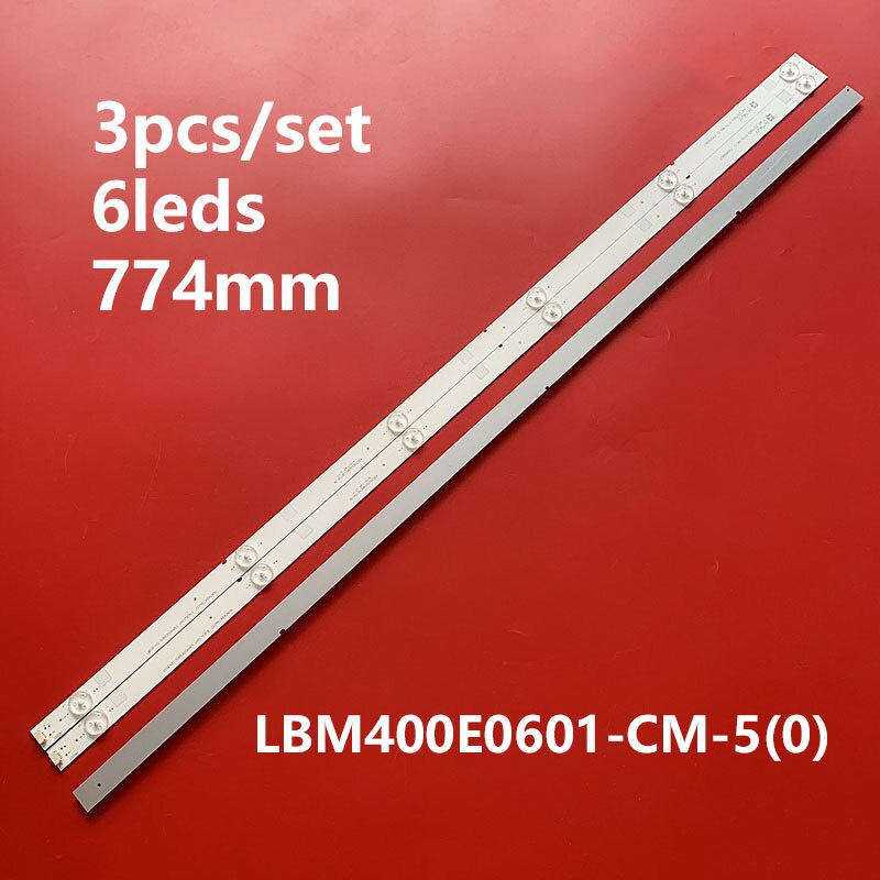 LED Backlight strip 6 โคมไฟสําหรับ Sharp 40"TV LBM400E0601-cm-5(0) LC-40LE280X Runtbb473wjzz