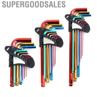 Supergoodsales Hex Key  Ball End Wide Application Easy Operation 9Pcs Wrench for