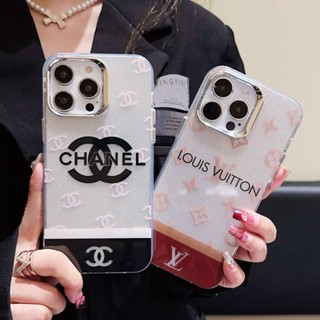 เคสโทรศัพท์มือถือ ลายแบรนด์แฟชั่น หรูหรา สําหรับ Apple iPhone 11 12 13 14 Pro Max