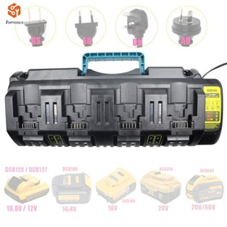 อุปกรณ์ชาร์จเร็ว 4 พอร์ต DCB104 12V 20V DCB204 DCB205 สําหรับ DEWALT 1 ชิ้น