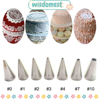 Wisdomest หัวบีบไอซิ่ง ลายดอกไม้ สไตล์รัสเซีย สําหรับตกแต่งเค้ก เบเกอรี่ 1 7 ชิ้น