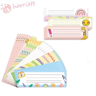 Harriett สติกเกอร์ป้ายชื่อ กันน้ํา มีกาวในตัว สําหรับตกแต่งห้องเรียน 25 ชิ้น