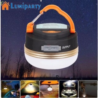 Lumiparty โคมไฟฉุกเฉิน Led 3w ขนาดเล็ก แบบพกพา ชาร์จ Usb สําหรับตั้งแคมป์กลางแจ้ง