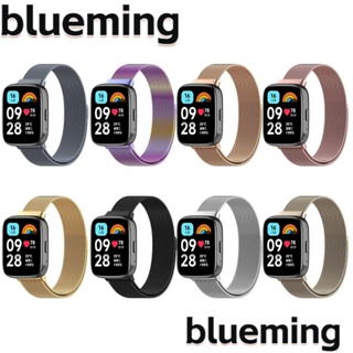 Blueming2 สายนาฬิกาข้อมือสเตนเลส โลหะ แบบเปลี่ยน สําหรับ Redmi Watch 3 Active Smart Watch