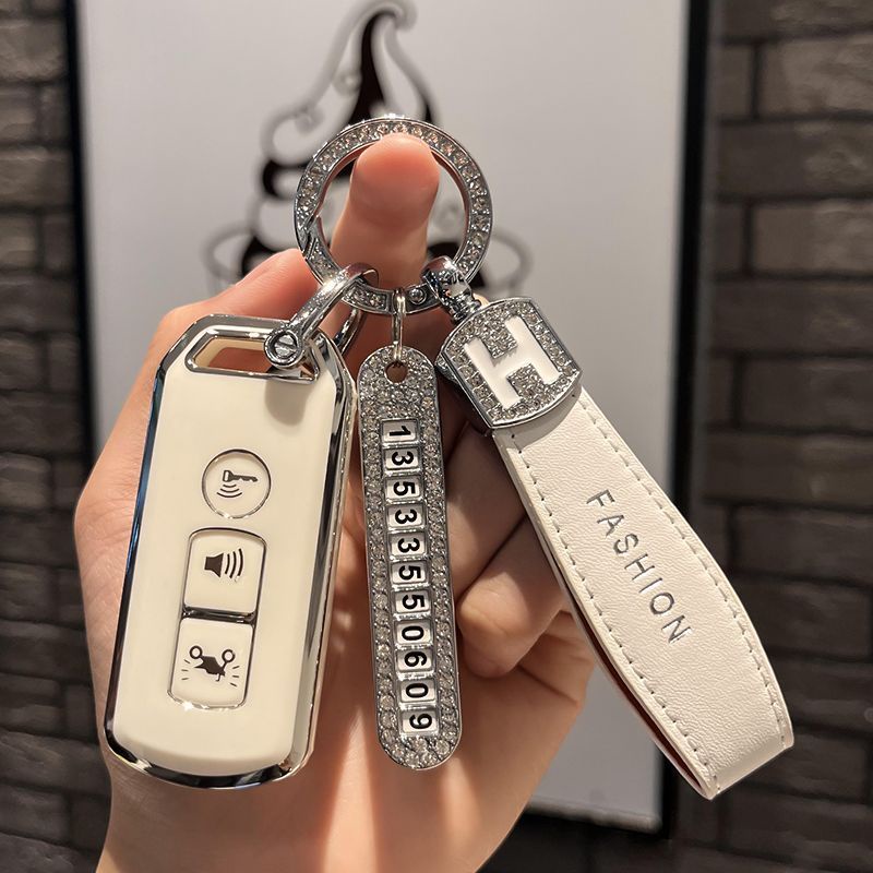 ฮอนด้ารถจักรยานยนต์ครอบคลุมกุญแจพวงกุญแจ Click125i Click160 PCX150 PCX160 ADV160 TMX125 ALPHA Beat C