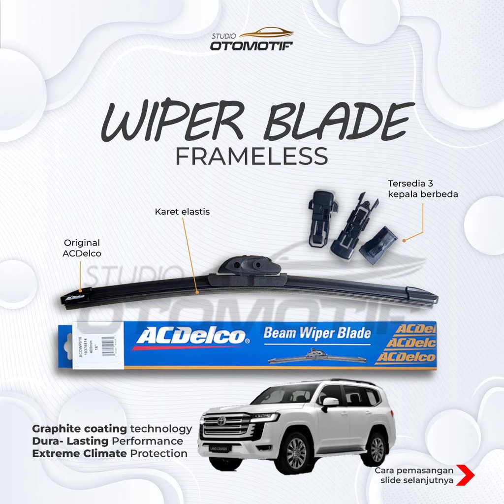WIPER LAND CRUISER LC300 LC 300 24-22 Acdelco Beam Frameless