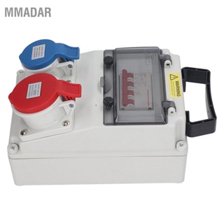 MMADAR Construction Power Distributor 5 Pin Handheld Wall with 1pc for Schuko Socket 230V Or 400VAC