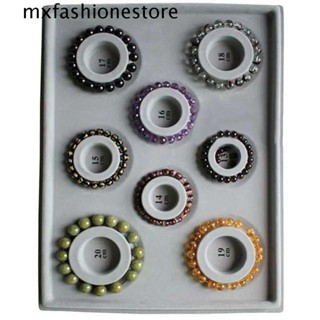 Mxfashione ถาดพลาสติกเรซิ่น อเนกประสงค์ สีเทา สําหรับจัดเก็บเครื่องประดับ