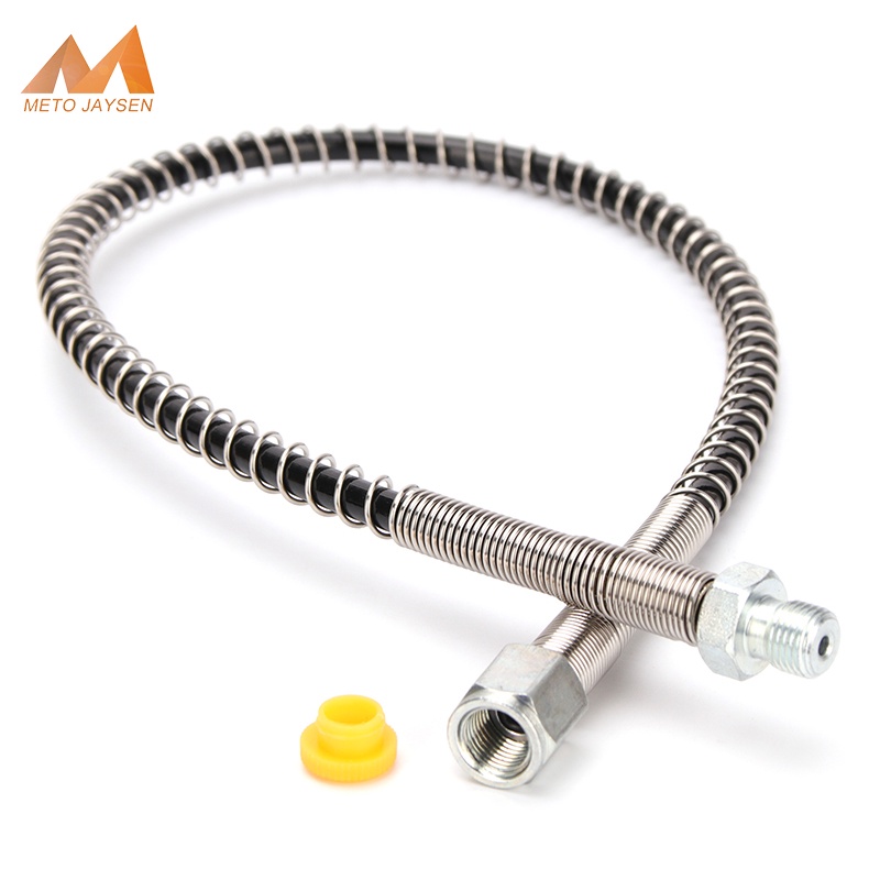 ท่อไนล่อนแรงดันสูง 50 ซม. พร้อมสปริง M10x1 PCP นิวเมติก เติมอากาศ 40Mpa 400Bar 6000psi อะไหล่และอุปกรณ์เสริม