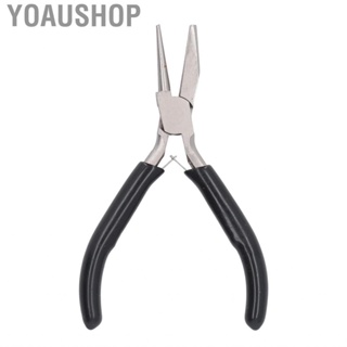 Yoaushop Half Round Nose Pliers  Good Resilience Easy Operation 5 Inch Wire Looping for DIY Jewelry Making