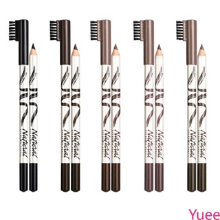 (thai Shop) ดินสอเขียนคิ้ว กันน้ำ ดินสอเขียนคิ้ว เชือกดึงคิ้ว Waterproof Eyebrows yuee