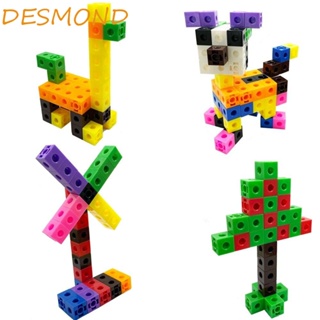 Desmond ชุดบล็อกตัวต่อ เกมคณิตศาสตร์ Montessori 3D ของเล่นเสริมการเรียนรู้เด็ก