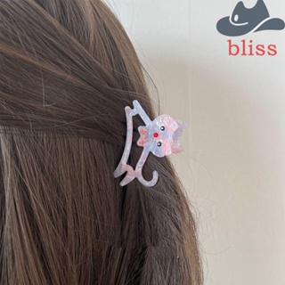 Bliss กิ๊บติดผม รูปกรงเล็บแมว ประดับพลอยเทียม สร้างสรรค์ สําหรับเด็กผู้หญิง