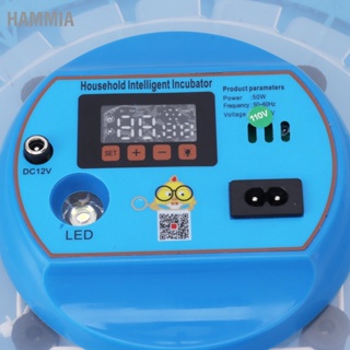  HAMMIA Egg Incubator น้ำอัตโนมัติเพิ่มอุณหภูมิควบคุม 52 ไข่ Turner สัตว์ปีกเครื่องฟักไข่สำหรับไก่ห่านนกกระทาเป็ด