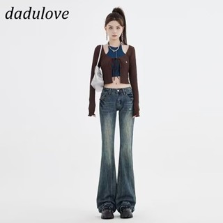 DaDulove💕 New American Ins High Street Retro Micro-flare Jeans Niche High Waist Wide Leg Pants plus Size Trousers