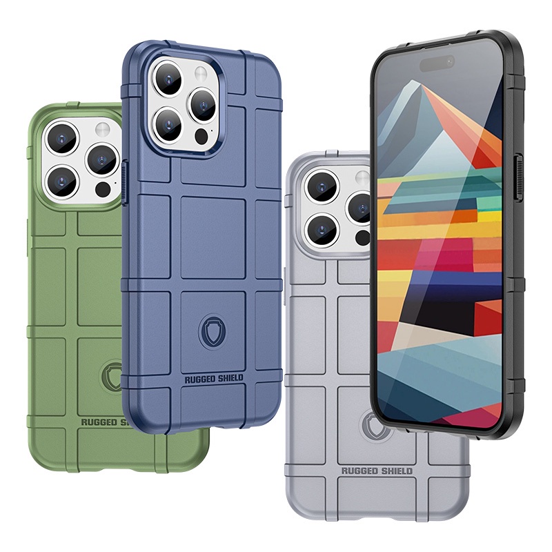 สําหรับ iPhone 15 14 Plus 11 12 13 Pro Max Full Cover Hybrid Rugged Shield เคสเกราะกันกระแทก