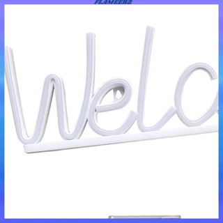 [Flameer2] ป้ายไฟนีออน LED ลาย Welcome ของขวัญวันเกิด สําหรับตกแต่งห้องนอน ผับ โรงแรม