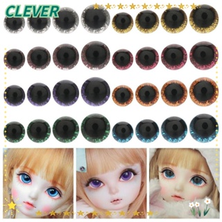 Clever ดวงตาคริสตัล 20 มม. 10 ชิ้น 5 คู่ พร้อมแหวนรอง พลาสติก คุณภาพสูง 8 สี สําหรับตุ๊กตา DIY