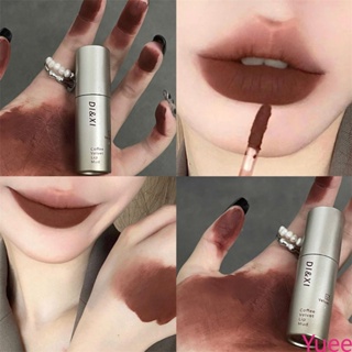 15 Ml หลอดเงินขนาดเล็ก Lip Glaze Velvet Matte White Lip Mud Pure Wind ลิปสติกลิปสติกนักเรียน yuee