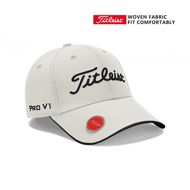 Titleist Golf ผู้ชายผู้หญิงกีฬา Ball Cap Men Golf Quick-Drying Breathable หมวก Casual Sun หมวกมี marker 9908