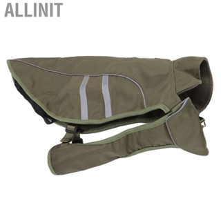 Allinit Dog Raincoat Pet Rain Jacket Adjustable for Large Dogs