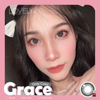 Grace Lovely คอนแทคเลนส์สีเทา คอนแทคเลนส์ 0.00