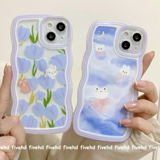 เคสโทรศัพท์มือถือ ลายก้อนเมฆ ดอกทิวลิป หลากสี สําหรับ Realme C53 C55 C35 C33 C31 C30 10 9 Pro+ C25Y C21Y C25 C25s C12 C21 C20 C20A C11 C17 7i C15 8 7 6 5 Pro 9i 8i 5i 5s 6i Narzo 50A 50i