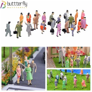 Buttterfly โมเดลผู้โดยสาร พลาสติก แฮนด์เมด คละสี 10 30 50 ชิ้น