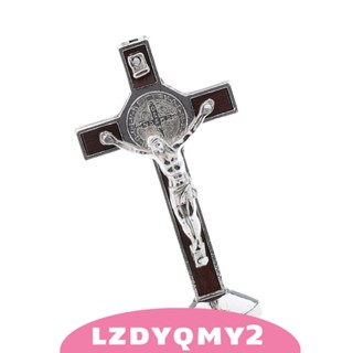 [Lzdyqmy2] ฟิกเกอร์อัลลอย รูปไม้กางเขน สําหรับตกแต่งบ้าน 3 ชิ้น