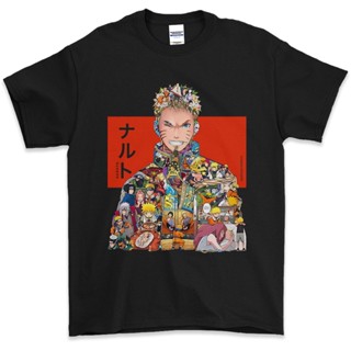 เสื้อยืด พิมพ์ลายการ์ตูนนารูโตะ สําหรับผู้ชาย V1 52