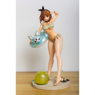 ฟิกเกอร์บิกินี่ Reisalin Atelier Ryza:Ever Darkness&amp;the Secret Hideout with Bonus Sexy Girl Pvc ขนาด 28 ซม. สีขาว