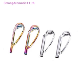 StrongAromatic 1 ชิ้น Sliver/Rain Top Tip Guide Ring ปราศจากสําหรับเบ็ดตกปลา