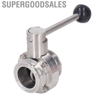 Supergoodsales Sanitary Butterfly Clamp Valve With Silicone Washer Stainless Steel Electric Magnetic