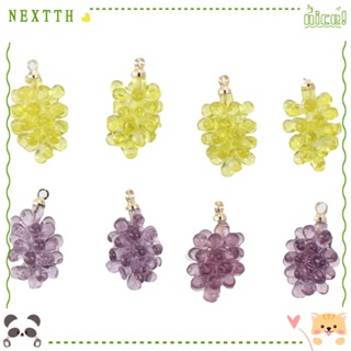 Nextth จี้รูปผลไม้ องุ่น ขนาดเล็ก คละสี สําหรับทําเครื่องประดับ สร้อยคอ ต่างหู DIY