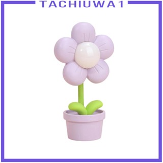 [Tachiuwa1] โคมไฟตั้งโต๊ะ ลายดอกไม้ ขนาดเล็ก ปรับคอได้ ยืดหยุ่น สําหรับเด็ก