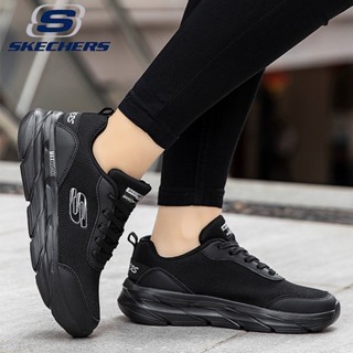 (EUR 36-45) Skechers_ MAX CUSHION ใหม่ รองเท้าผ้าใบลําลอง ผ้าตาข่าย ระบายอากาศ ใส่สบาย เหมาะกับการเล่นกีฬา แฟชั่นฤดูร้อน สําหรับผู้ชาย และผู้หญิง