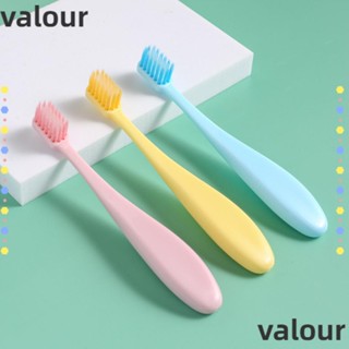 Valour แปรงสีฟัน ขนแปรงนุ่ม พลาสติก ลายการ์ตูน ขนาด 13 ซม. สําหรับเด็ก ดูแลช่องปาก 9 ชิ้น