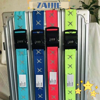 Zaijie24 สายคล้องกระเป๋าเดินทาง อุปกรณ์ล็อกกระเป๋าเดินทาง ที่ปลอดภัย ป้องกันการโจรกรรม บรรจุเข็มขัด