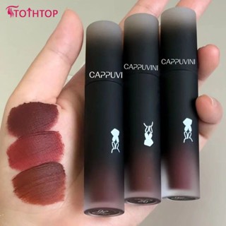 Cappuvini Reverse Macaroon Lip Mud Matte Cream ของแท้ Lip Glaze Matte Fog Velvet [TOP]