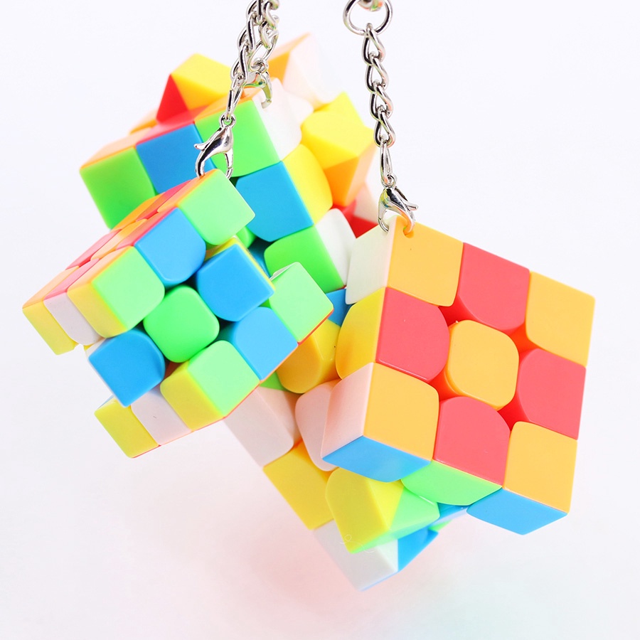 Moyu พวงกุญแจปริศนา 3x3x3 30 35 มม. 3x3 3.0 ซม. 3.5 ซม.พวงกุญแจ