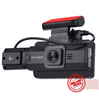 Dashcam กล้องบันทึกวิดีโอ HD ด้านหน้า และหลัง 2 เลนส์ F0C5 สําหรับรถยนต์