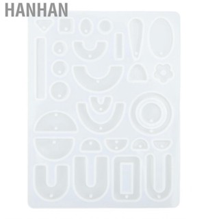 Hanhan Silicone Earring Mold Resin Easy Demoulding For Pendant Making