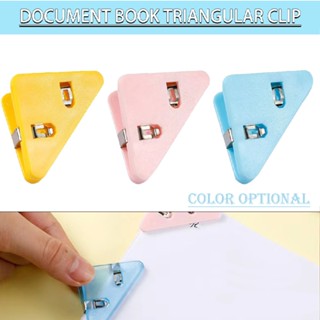 Corner Paper Clip Triangle Book Page Corner Clips Transparent File Corner Clip