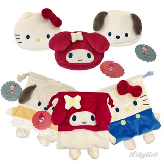 ✿ กระเป๋าใส่เหรียญตุ๊กตา Sanrio Hello Kitty Melody ผู้หญิง กระเป๋าเครื่องสำอางสำหรับเด็กผู้หญิง กระเป๋าเก็บของแบบมีสายรูด กระเป๋าสตางค์รูปสัตว์น่ารัก ของขวัญสำหรับเด็กผู้หญิง