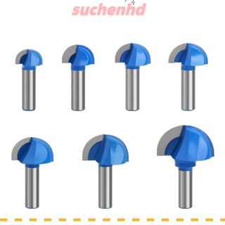 Suchenhd ดอกสว่านเราเตอร์ คาร์ไบด์ 1/2 มม. หัวกลม ขอบคู่ คุณภาพสูง|เครื่องมืองานไม้